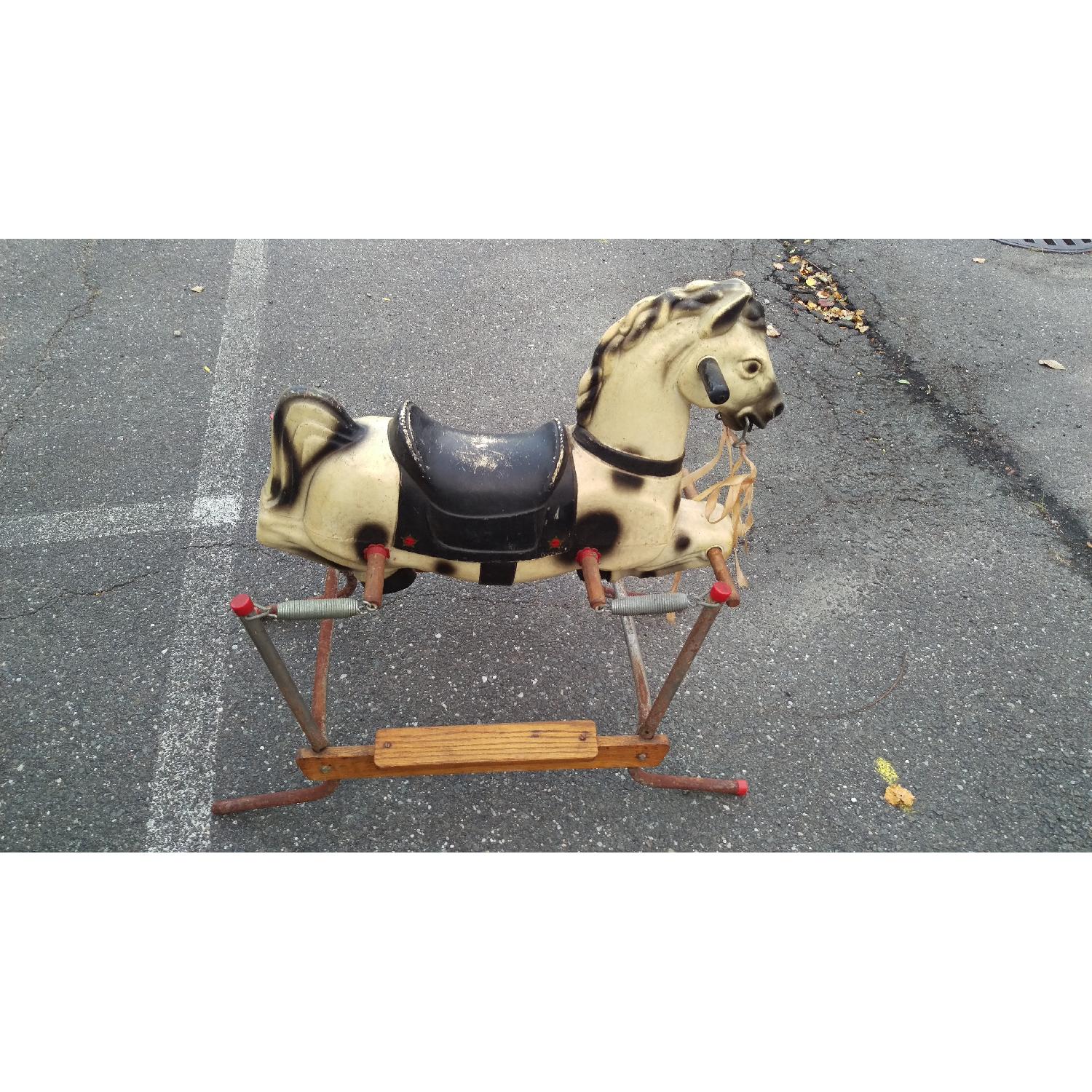 Bucking Trainrite US Prince Harry Hairless Horse Rocking - image-5