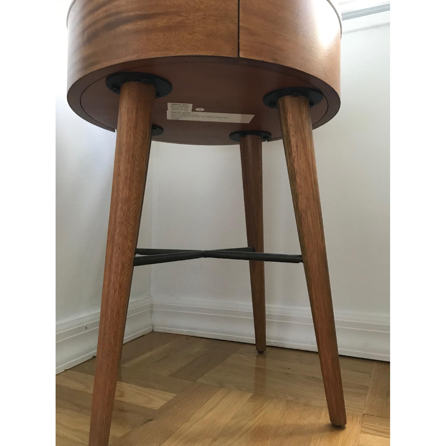 West Elm Penelope Acorn w/ Marble Top Nightstands - image-5