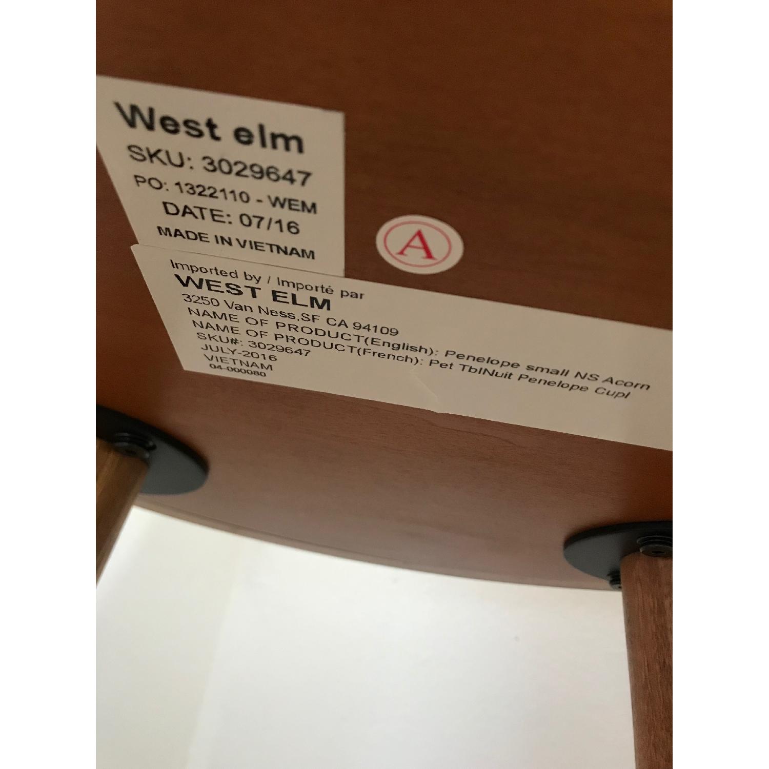 West Elm Penelope Acorn w/ Marble Top Nightstands - image-11