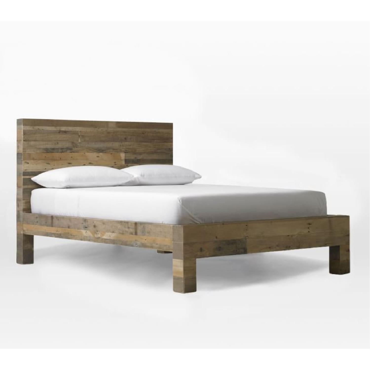 West Elm Emmerson Reclaimed Wood Bed - image-0