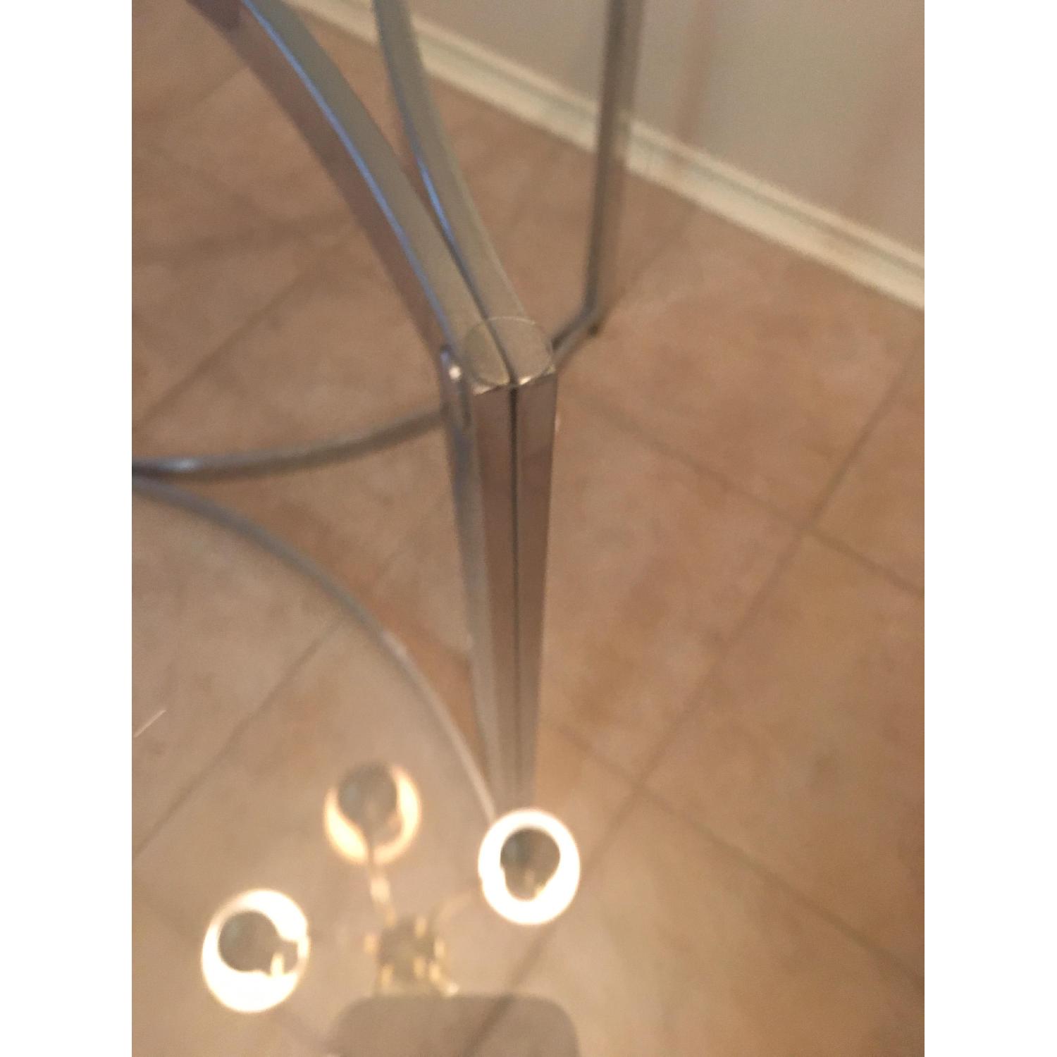 Glass & Metal Dining Table - image-4