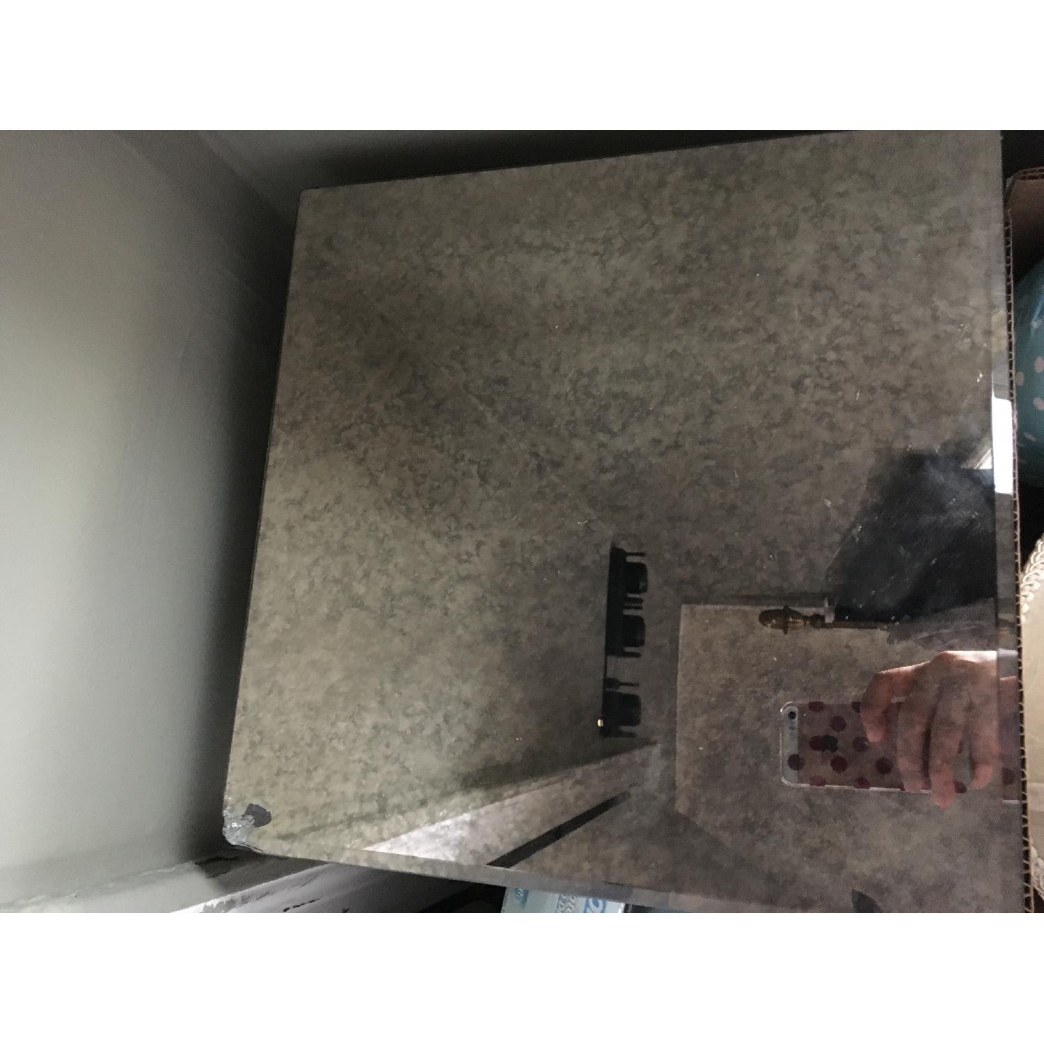 West Elm Faceted Mirror Side Table - image-5