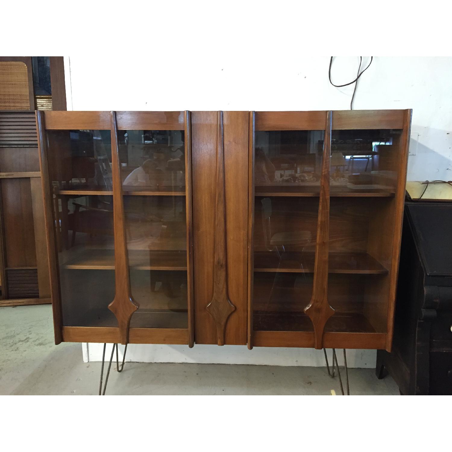 Mid Century Modern Cabinet on Hairpin Legs - image-3