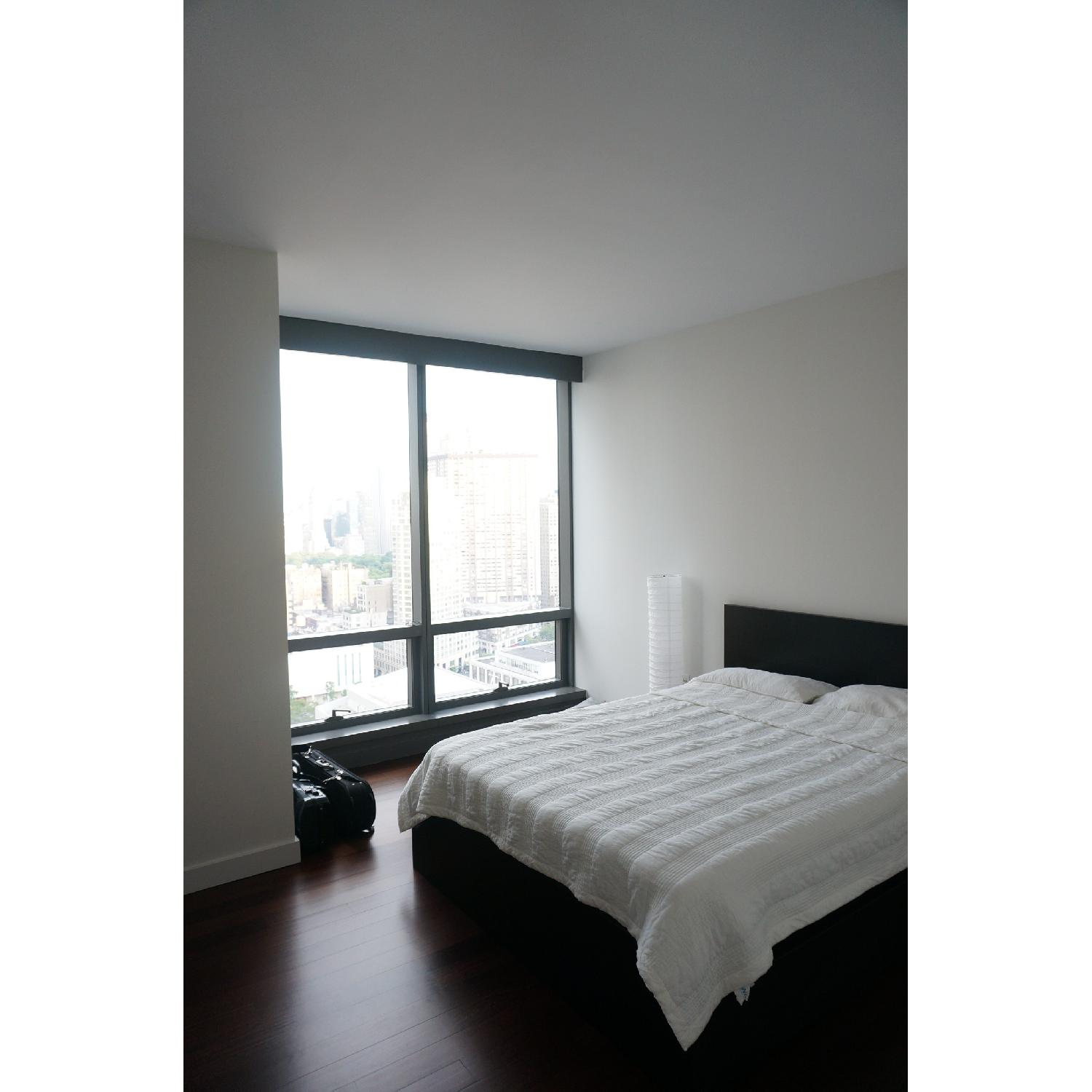 Ikea Malm Black/Dark Brown Queen Size Bed Frame w/ Slats - image-4