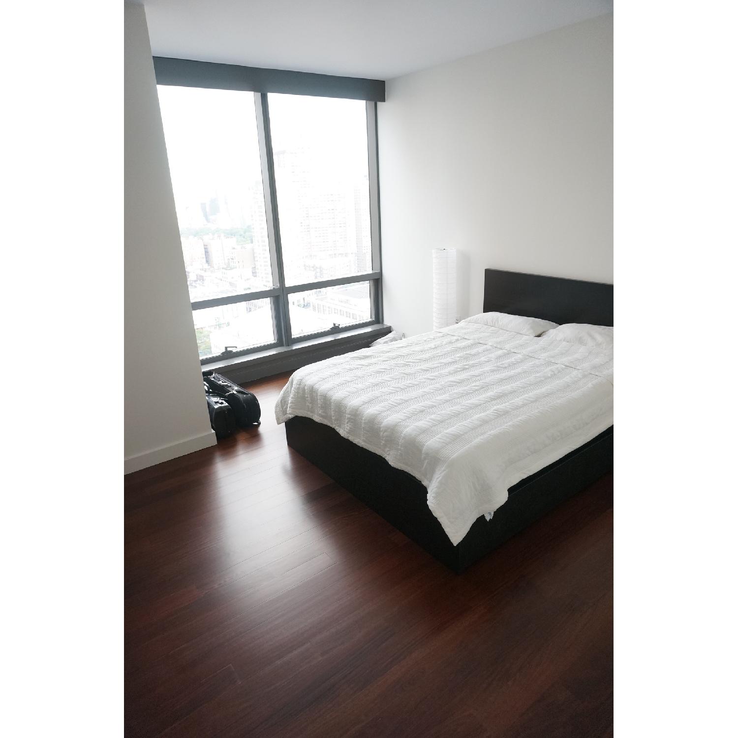 Ikea Malm Black/Dark Brown Queen Size Bed Frame w/ Slats - image-5