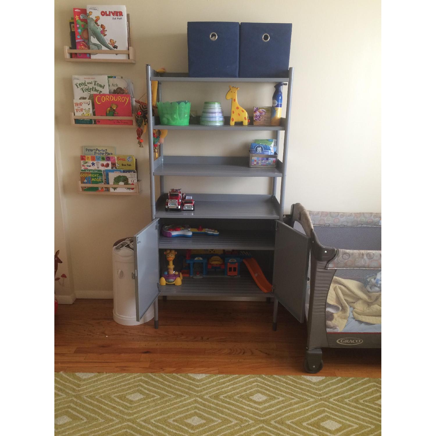 Ikea Hindo Shelf Unit w/ Cabinet - image-1