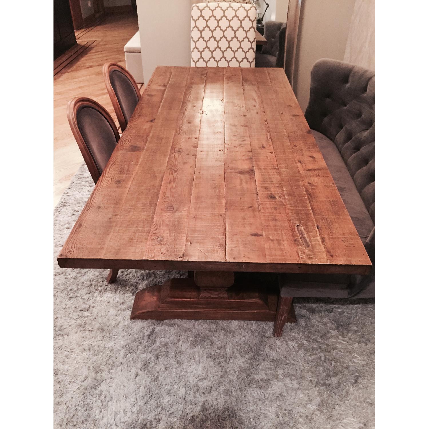 Arhaus Kensington Rectangle Extension Dining Table in Barnwood Natural - image-4