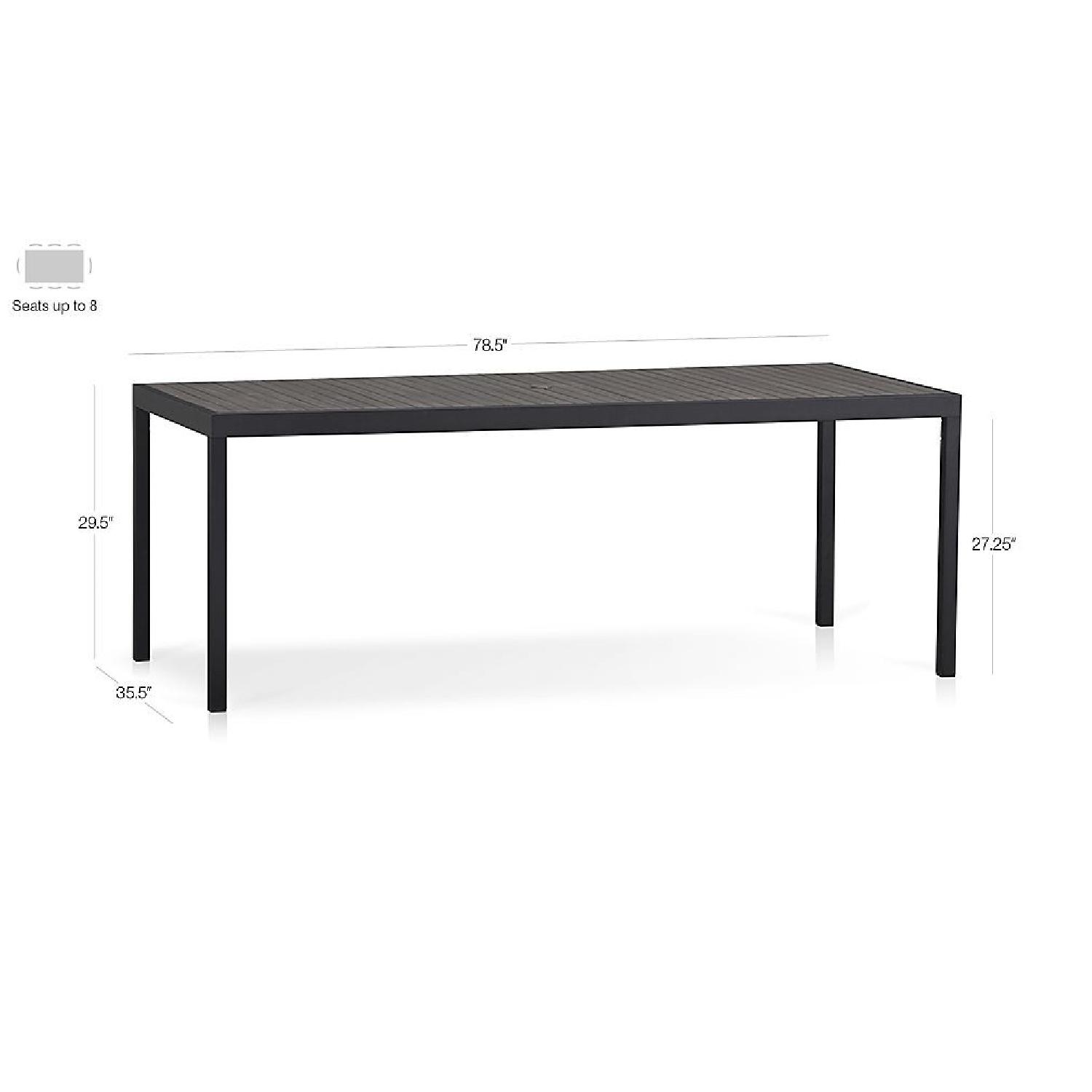 Crate & Barrel Alfresco Outdoor Dining Set - image-2