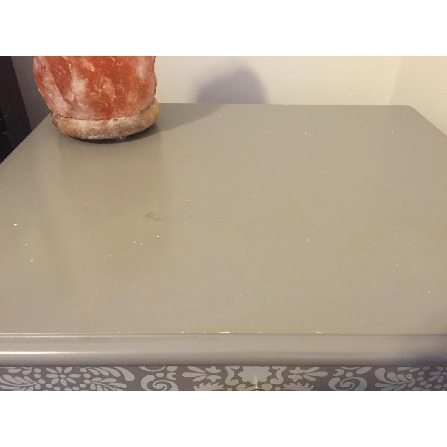 Urban Outfitters Nightstand w/ West Elm Agate Knobs AptDeco