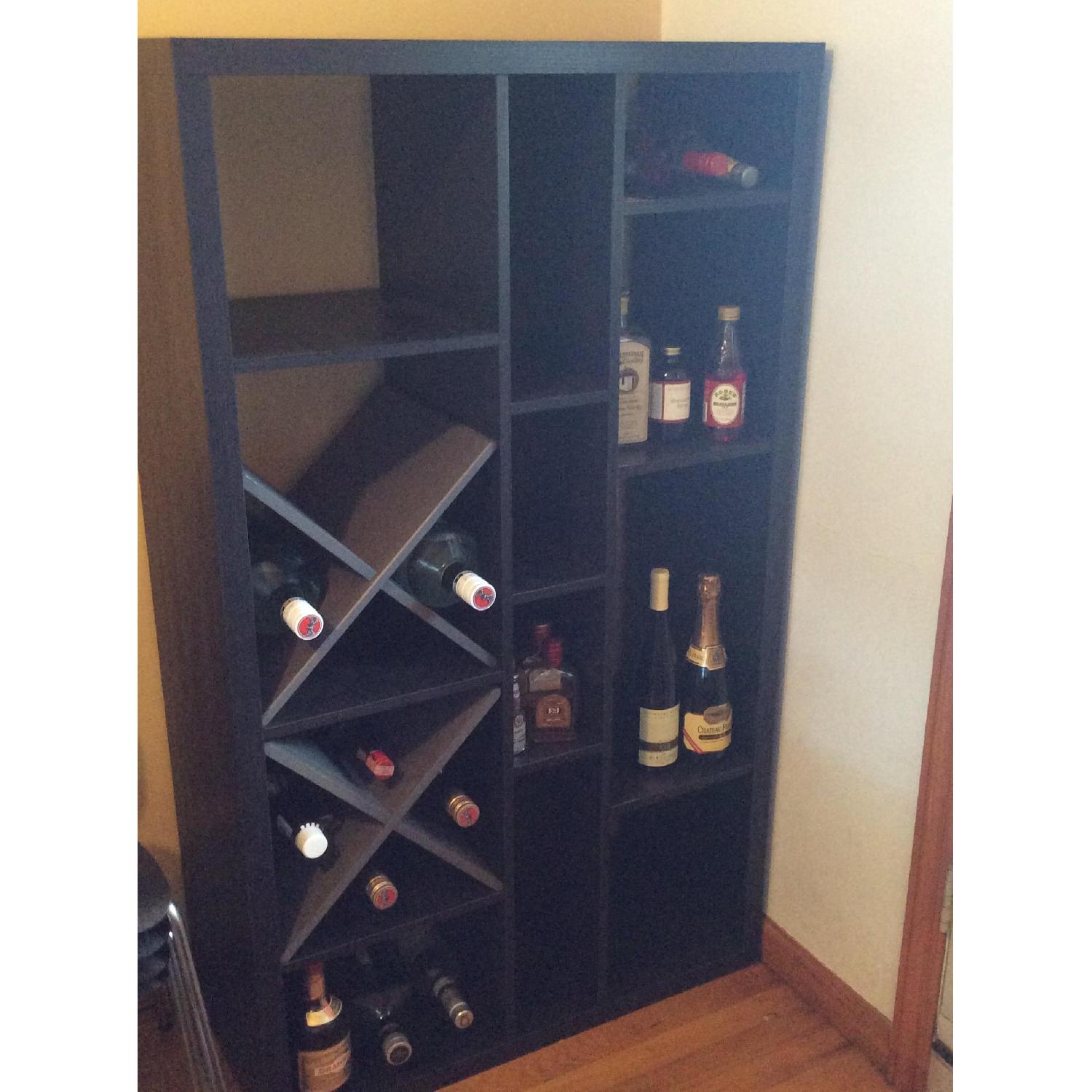 Ikea Kallax Shelf w/ 2 Wine Inserts - image-3