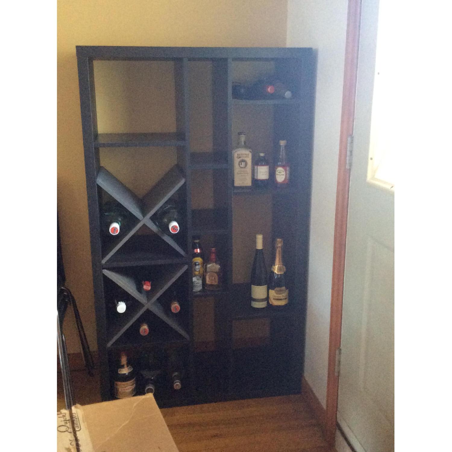 Ikea Kallax Shelf w/ 2 Wine Inserts - image-5