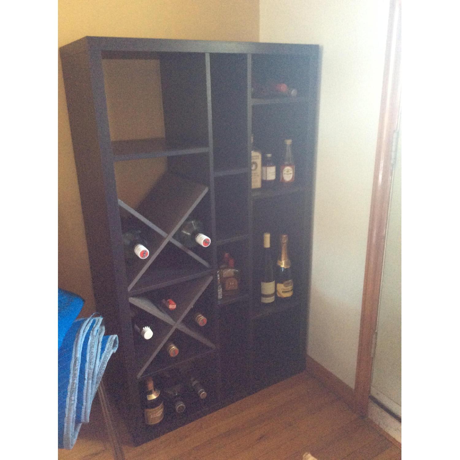 Ikea Kallax Shelf w/ 2 Wine Inserts - image-6