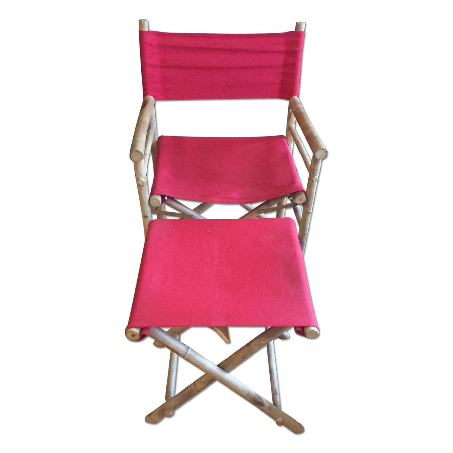 Director's Chair & Footrest AptDeco