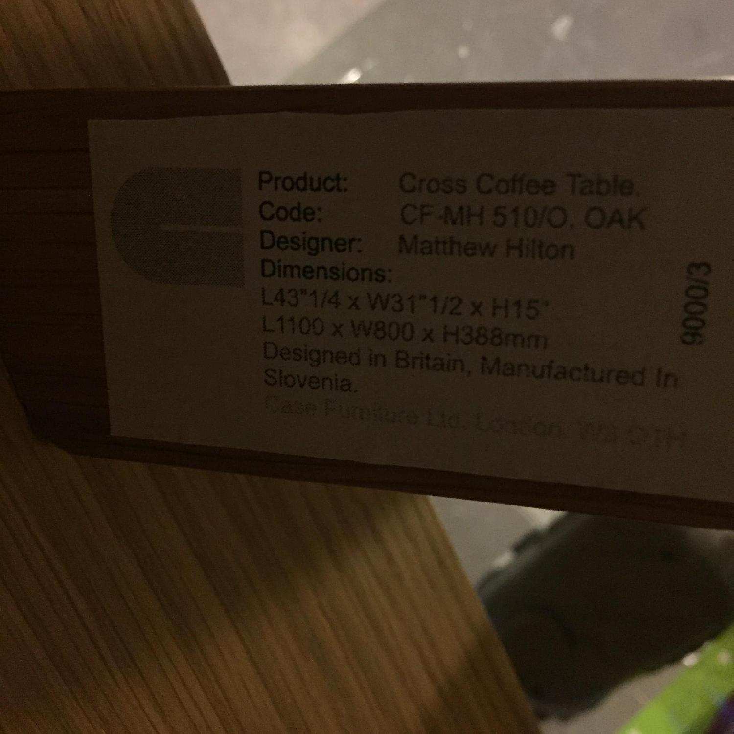 Case Matthew Hilton Cross Coffee Table - image-1