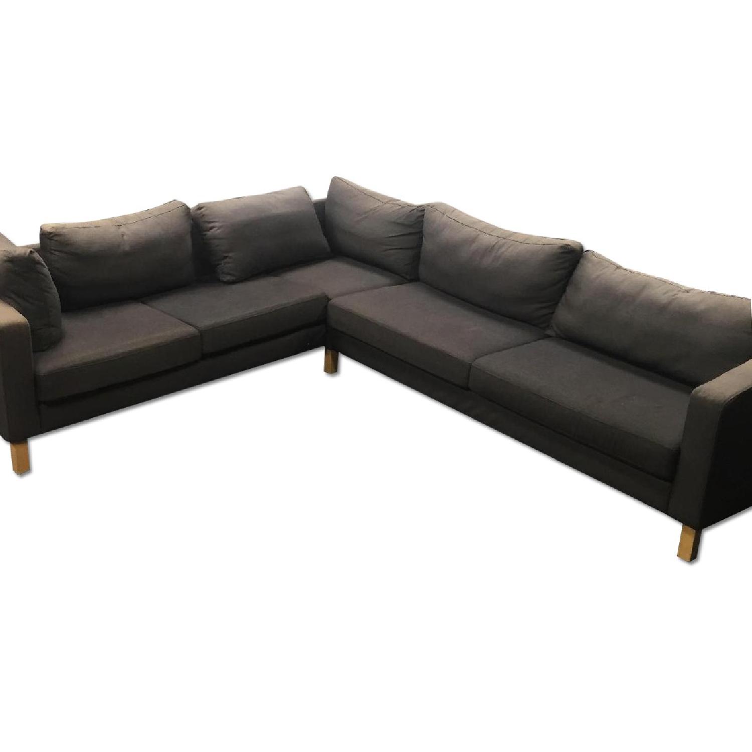 Ikea Grey Sectional Sofa - image-0