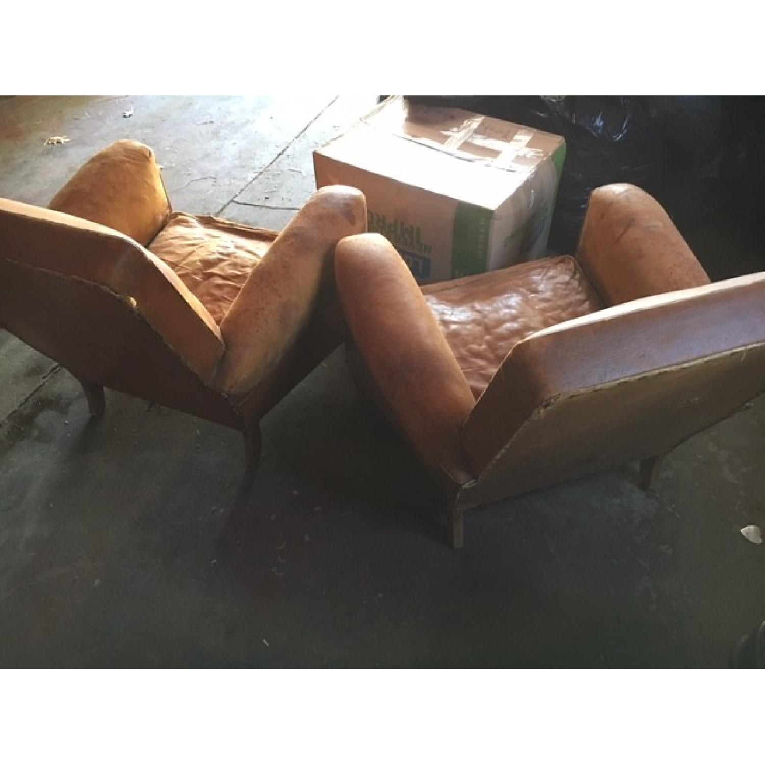 Vintage Leather Club Chair - image-3
