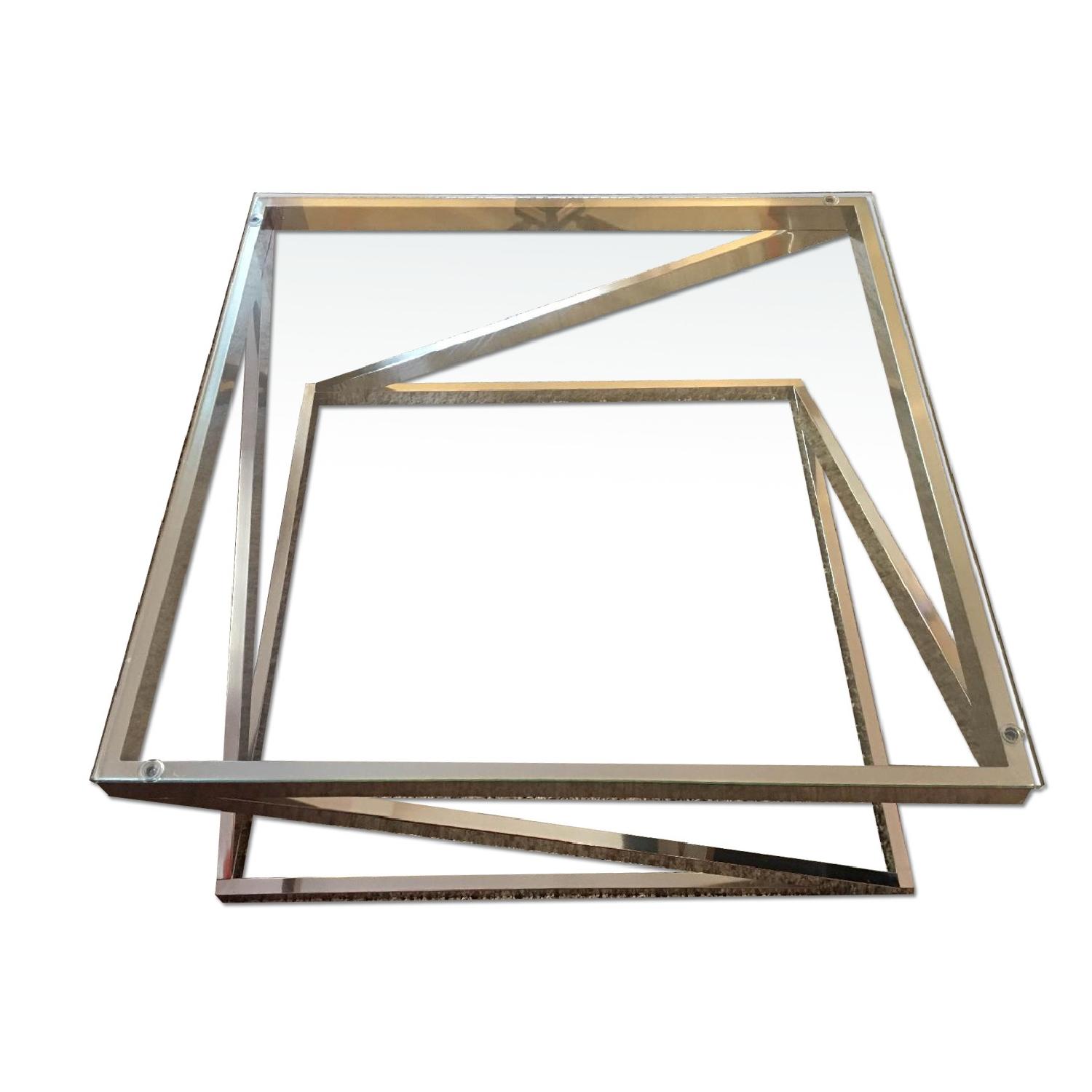 Ashley's Clear Glass Coffee Table - image-0