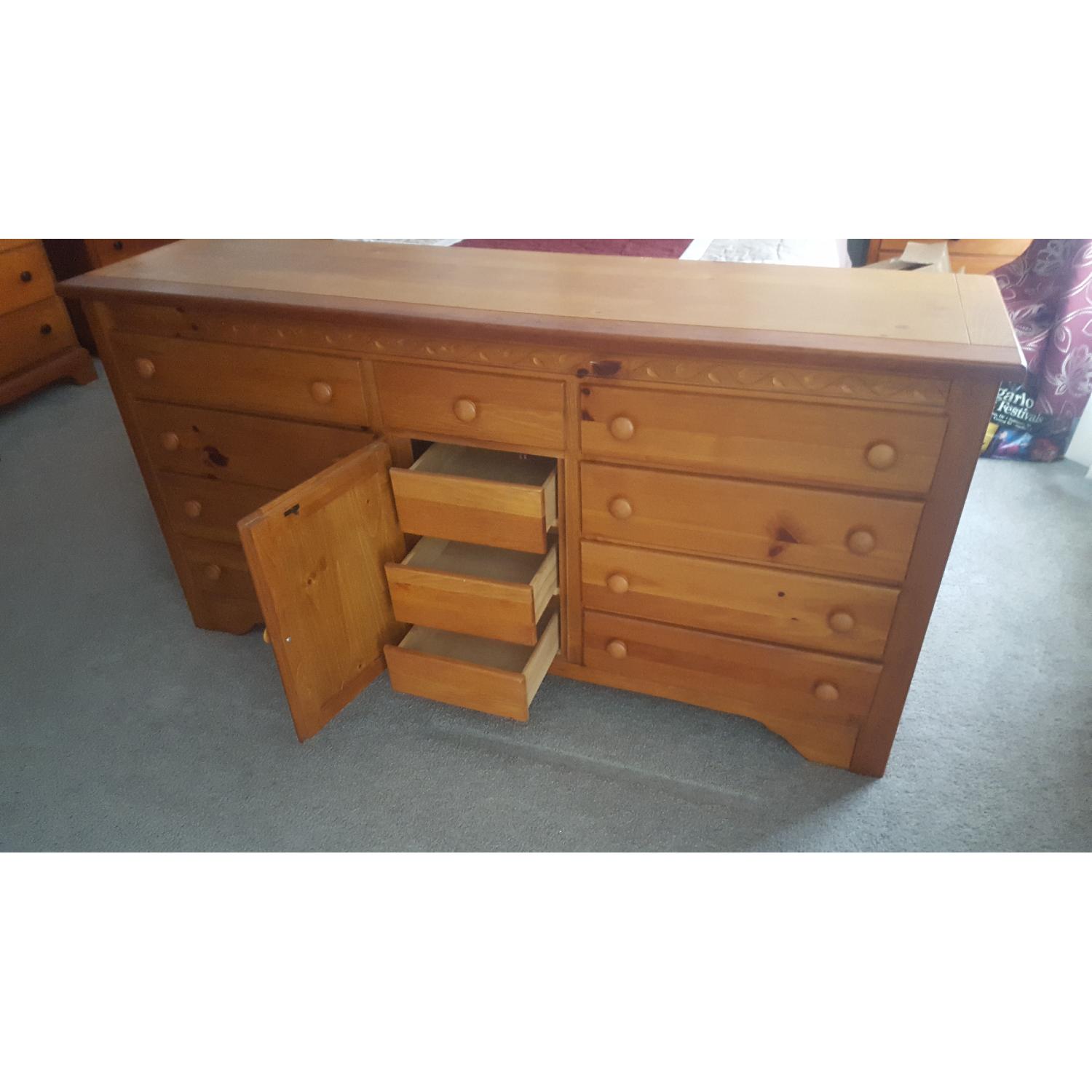 Webb Wood Mirrored Dresser - image-2