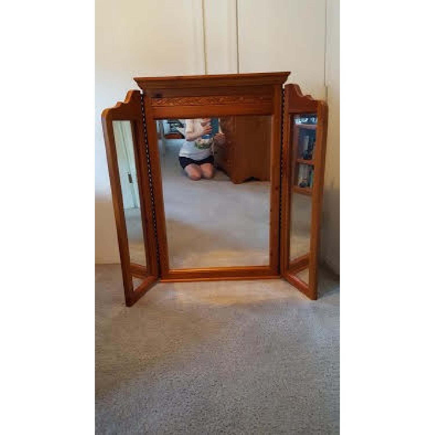 Webb Wood Mirrored Dresser - image-7