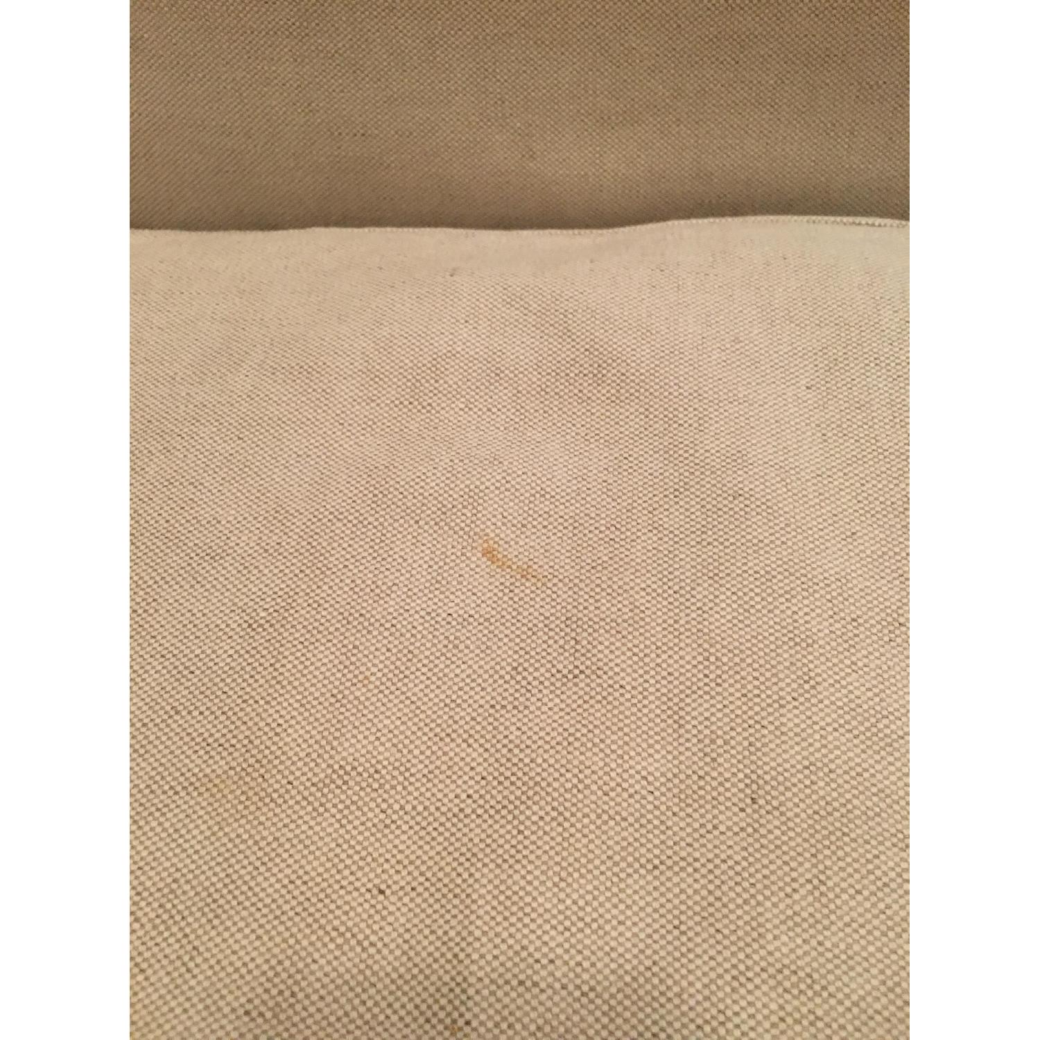 West Elm Side Chair w/ Beige Slipcover - image-6