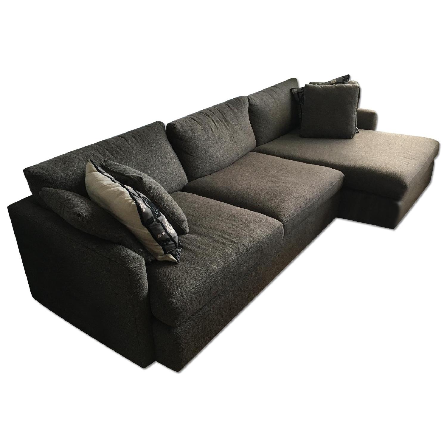 Crate & Barrel Lounge II Sectional Sofa AptDeco