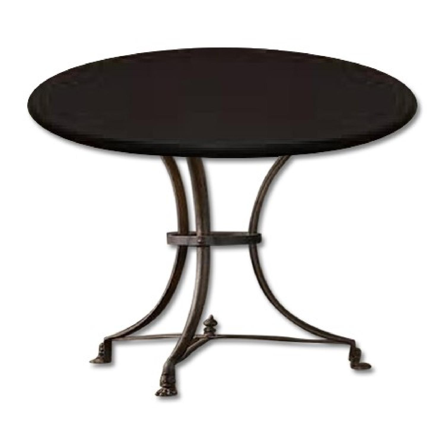 Restoration Hardware Lions Foot Bistro Dining Table AptDeco