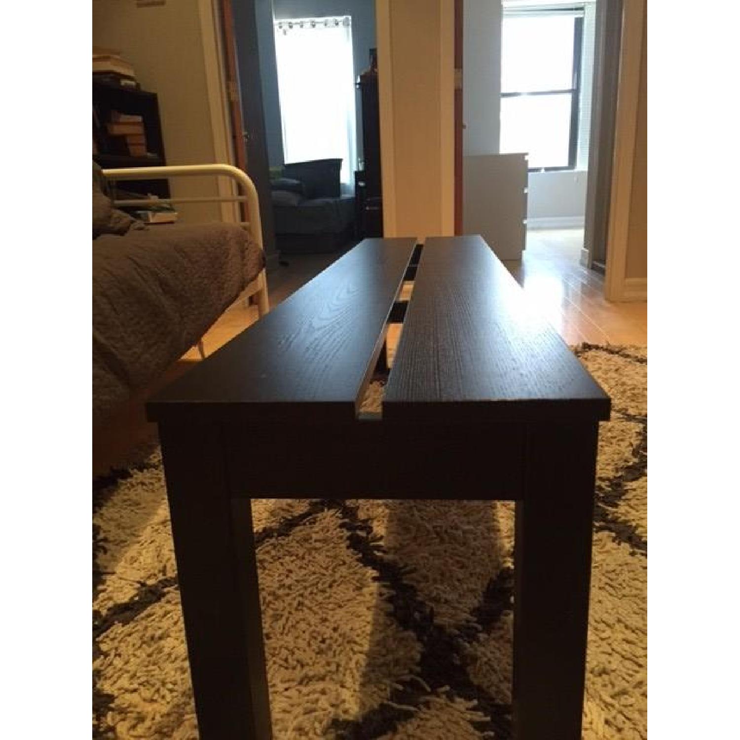 Ikea Black Bench - image-2