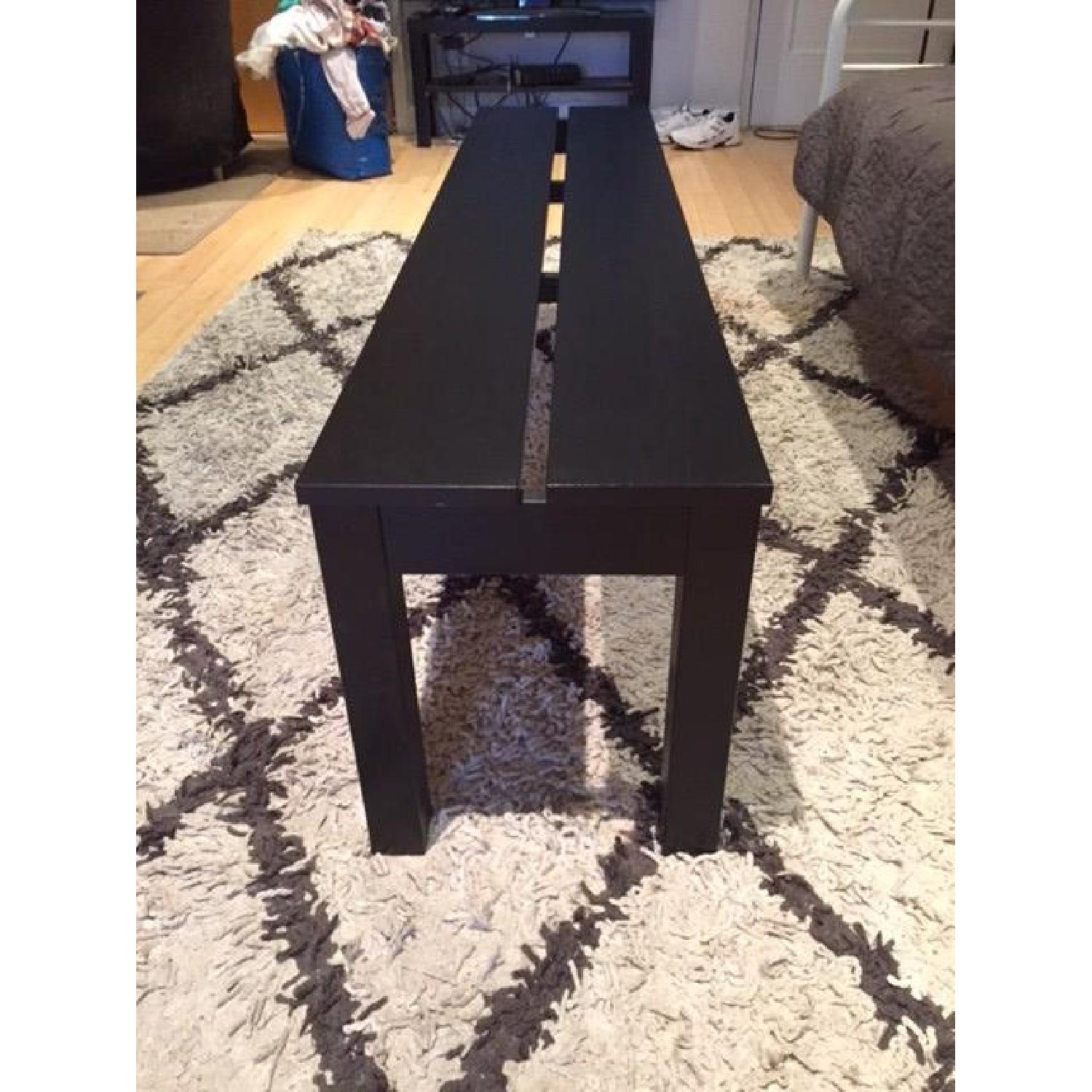 Ikea Black Bench - image-3