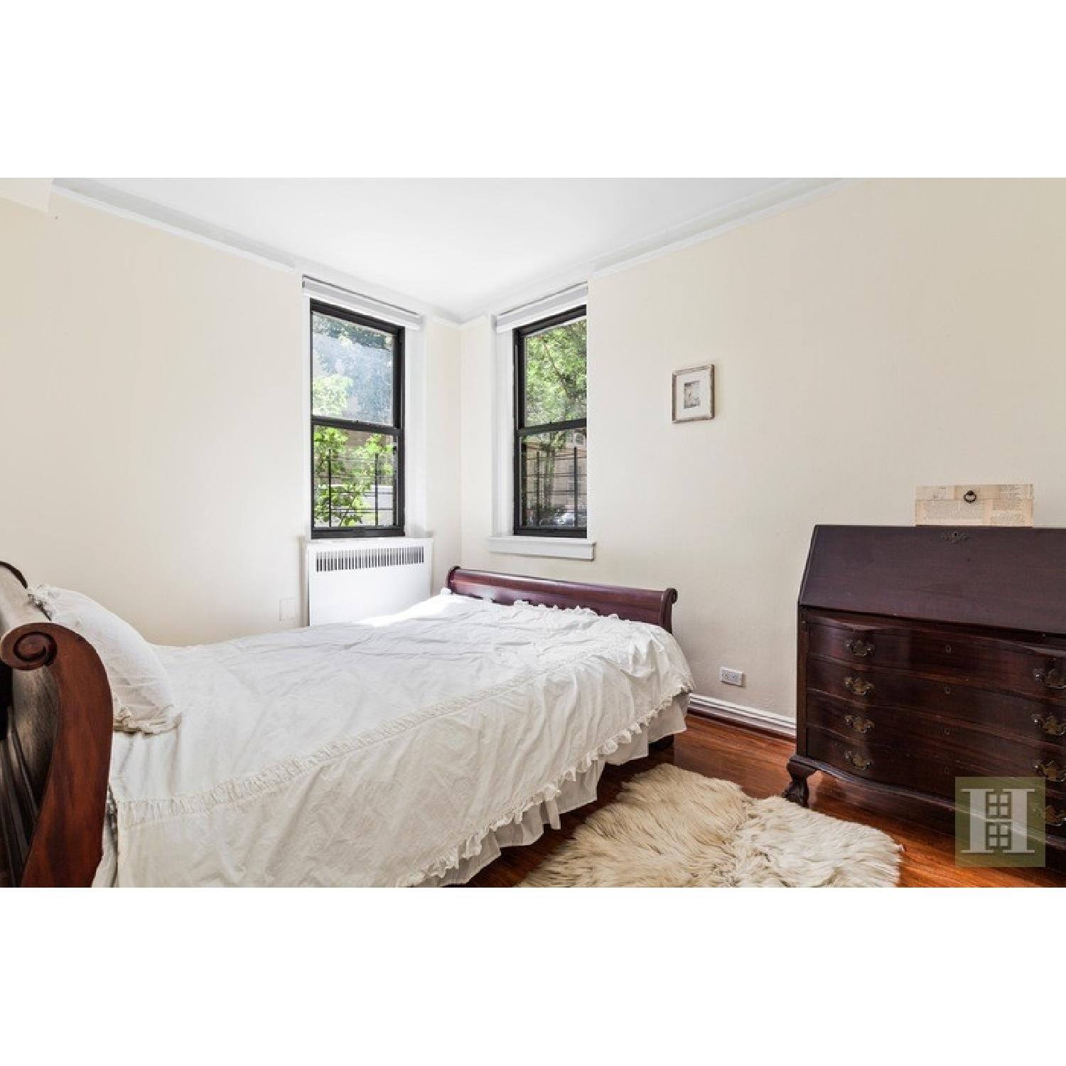 Antique Drop-Down Desk w/ 4 Drawers - image-3