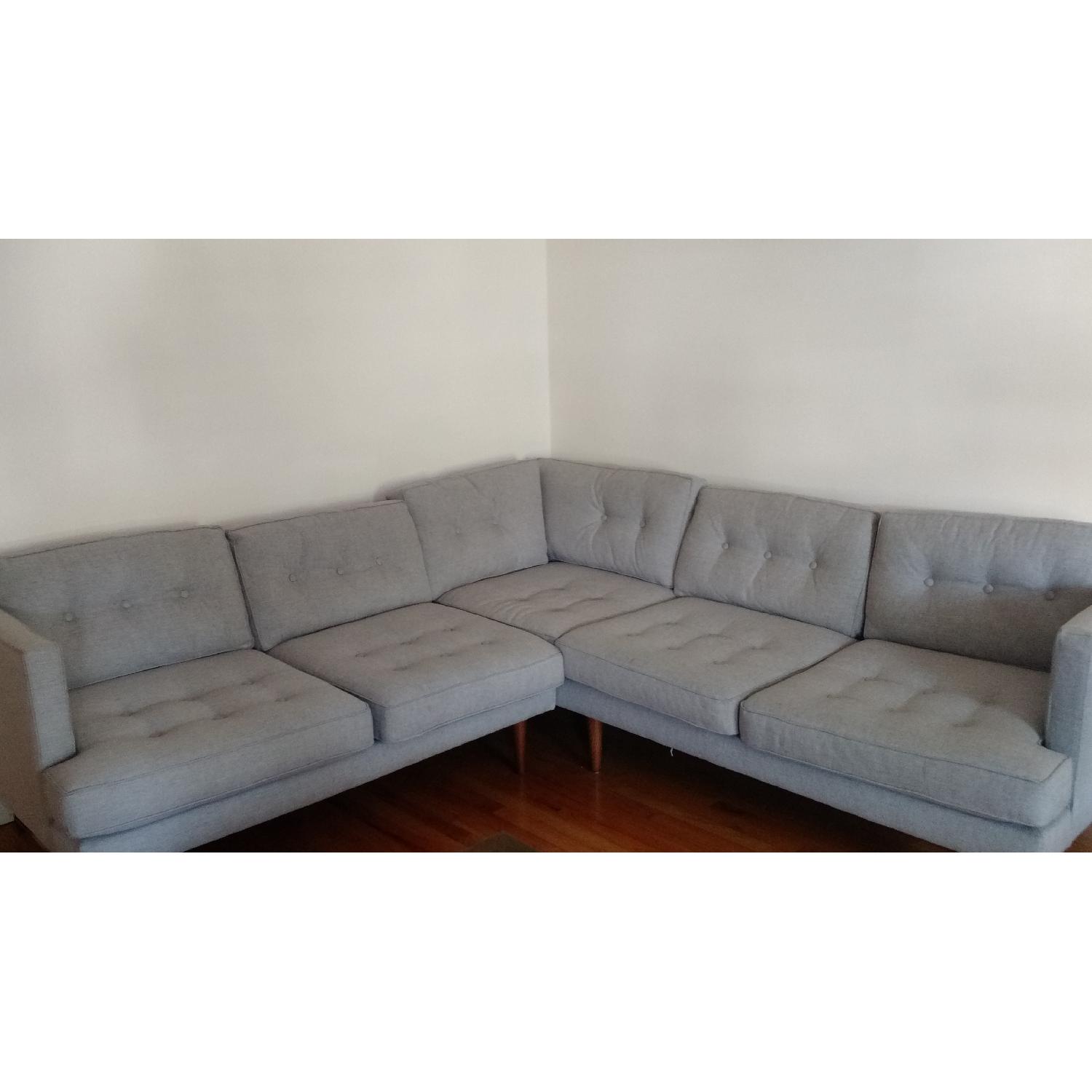 West Elm Peggy Collection L-Shaped Sectional - image-1