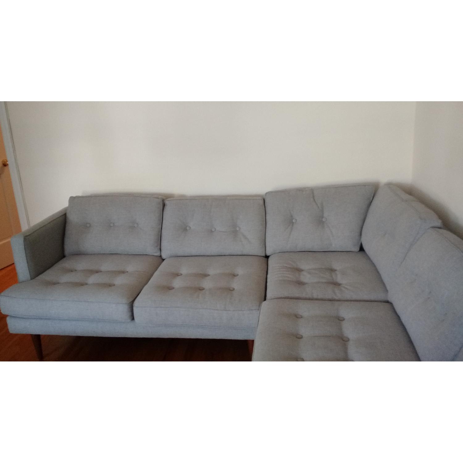 West Elm Peggy Collection L-Shaped Sectional - image-2