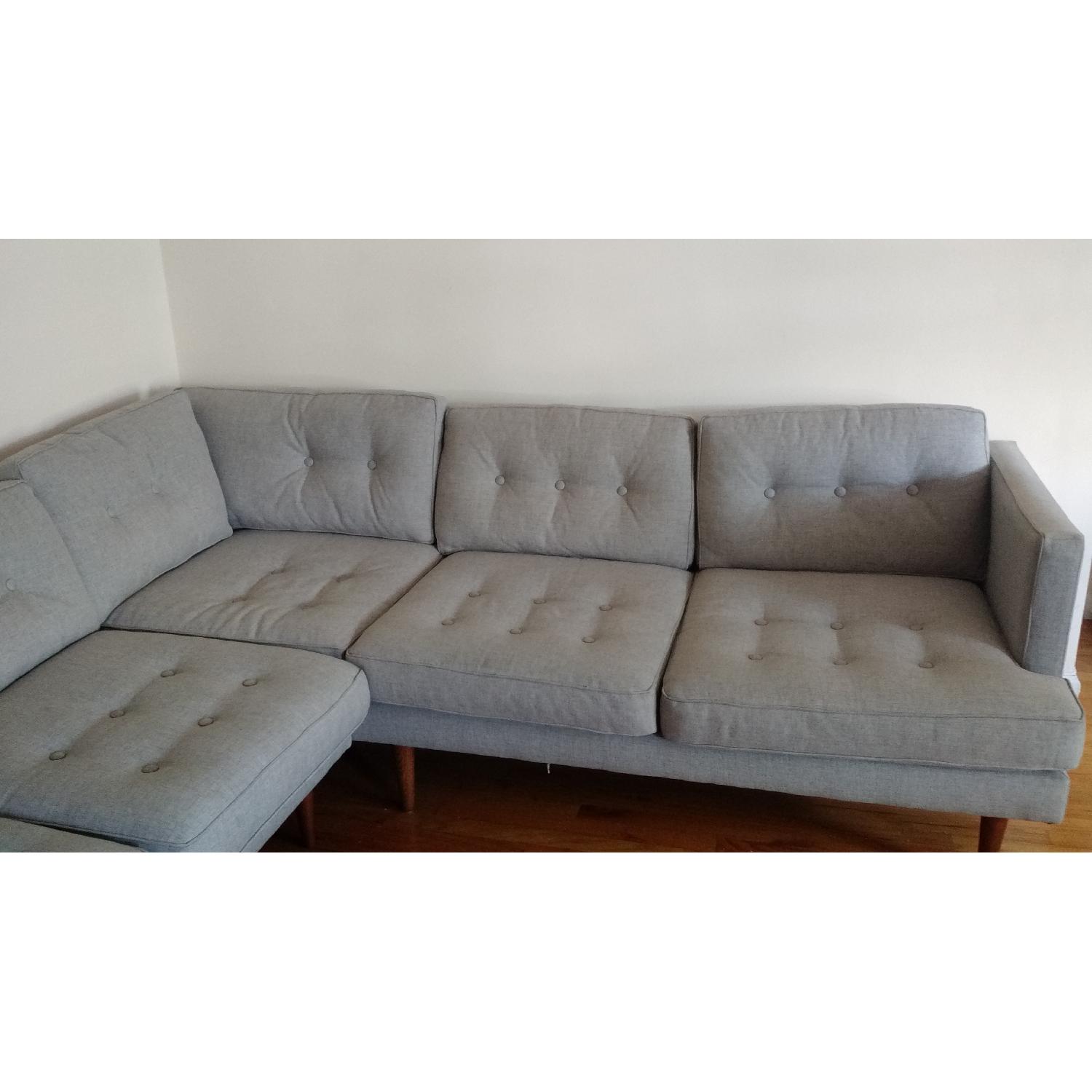 West Elm Peggy Collection L-Shaped Sectional - image-3