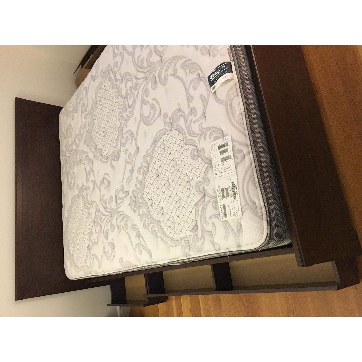 Ikea Brusali Full Size Bed Frame w/ 4 Storage Boxes & Slatted Bed Base