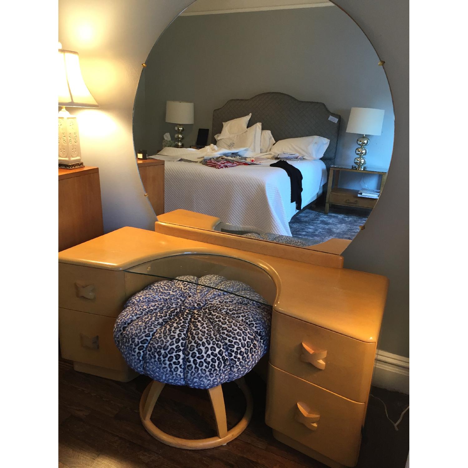 Heywood Wakefield Rio 4-Drawer Vanity & Stool - image-2