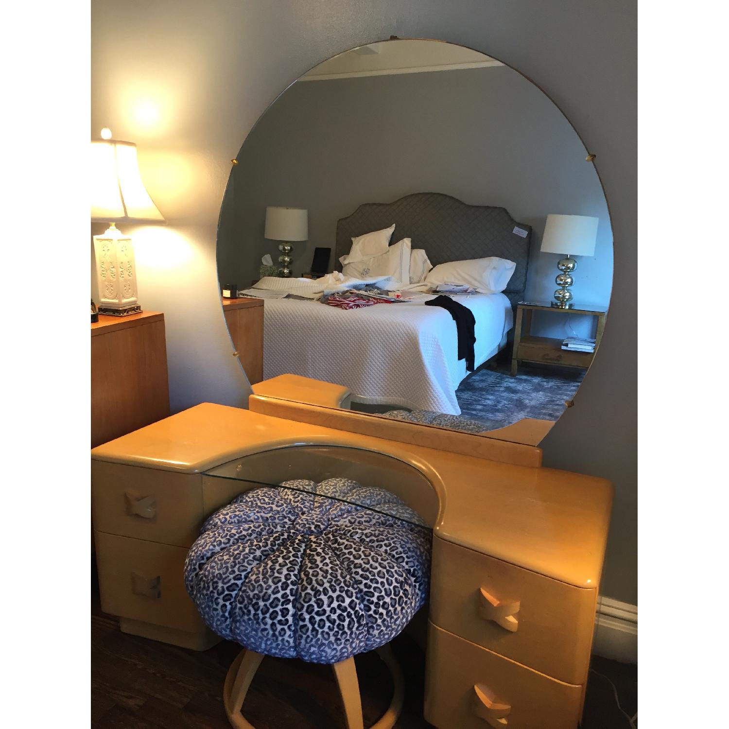 Heywood Wakefield Rio 4-Drawer Vanity & Stool - image-3