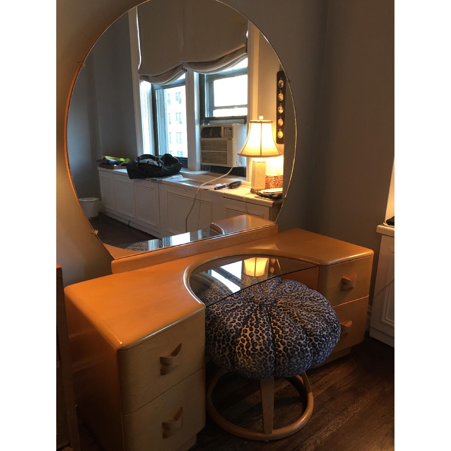 Heywood Wakefield Rio 4-Drawer Vanity & Stool - image-4