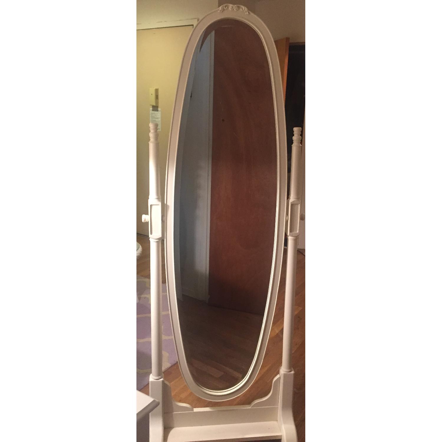 Pottery Barn Lilac Standing Full Length Mirror - image-2
