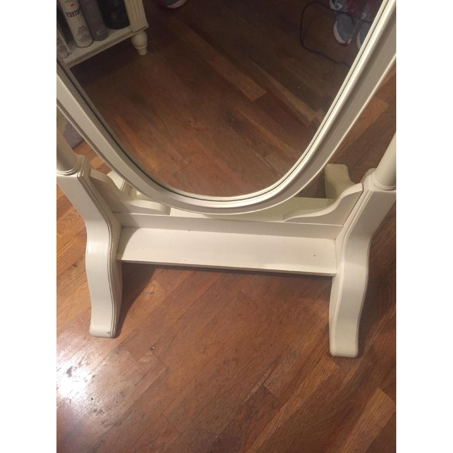 Pottery Barn Lilac Standing Full Length Mirror - image-3