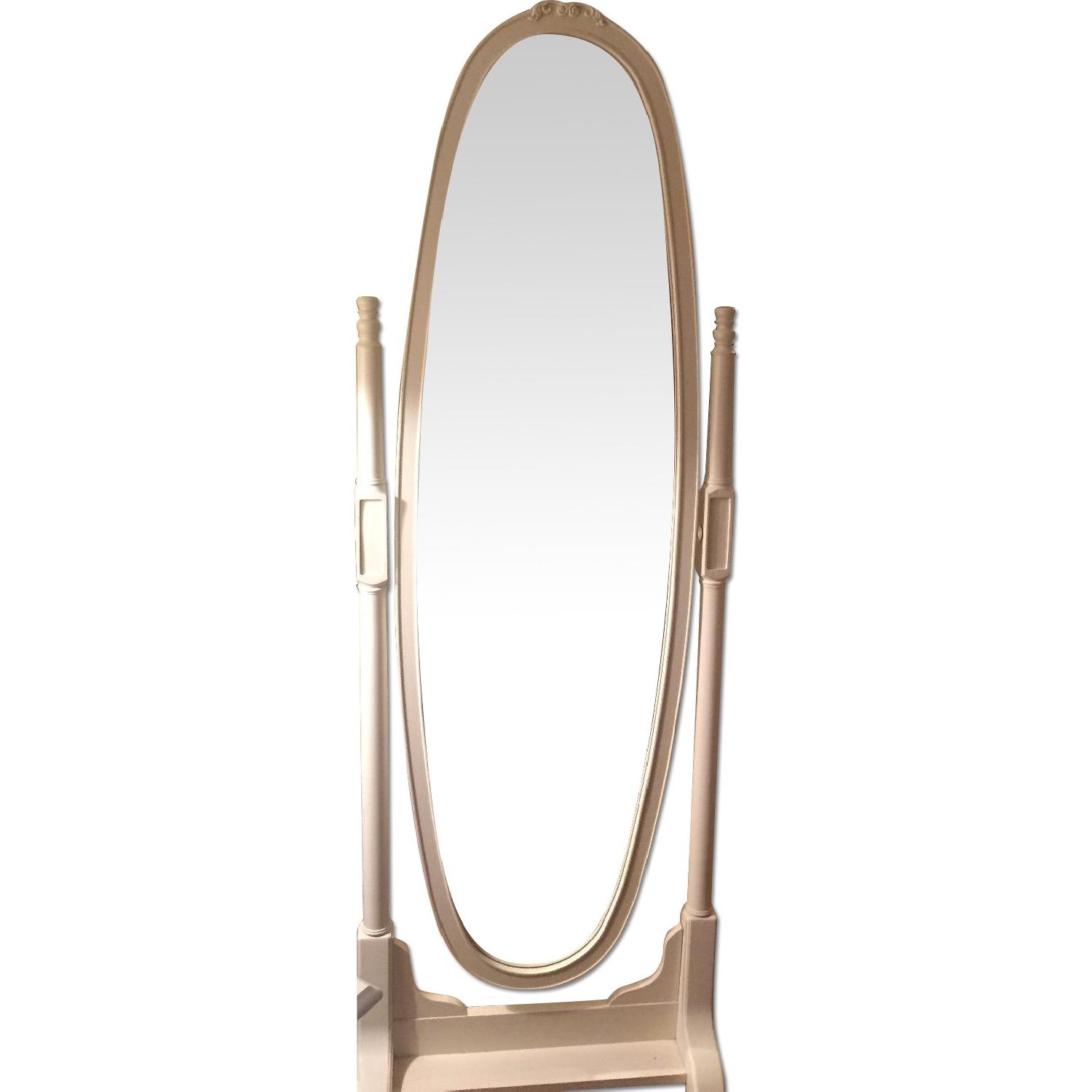 Pottery Barn Lilac Standing Full Length Mirror - image-0