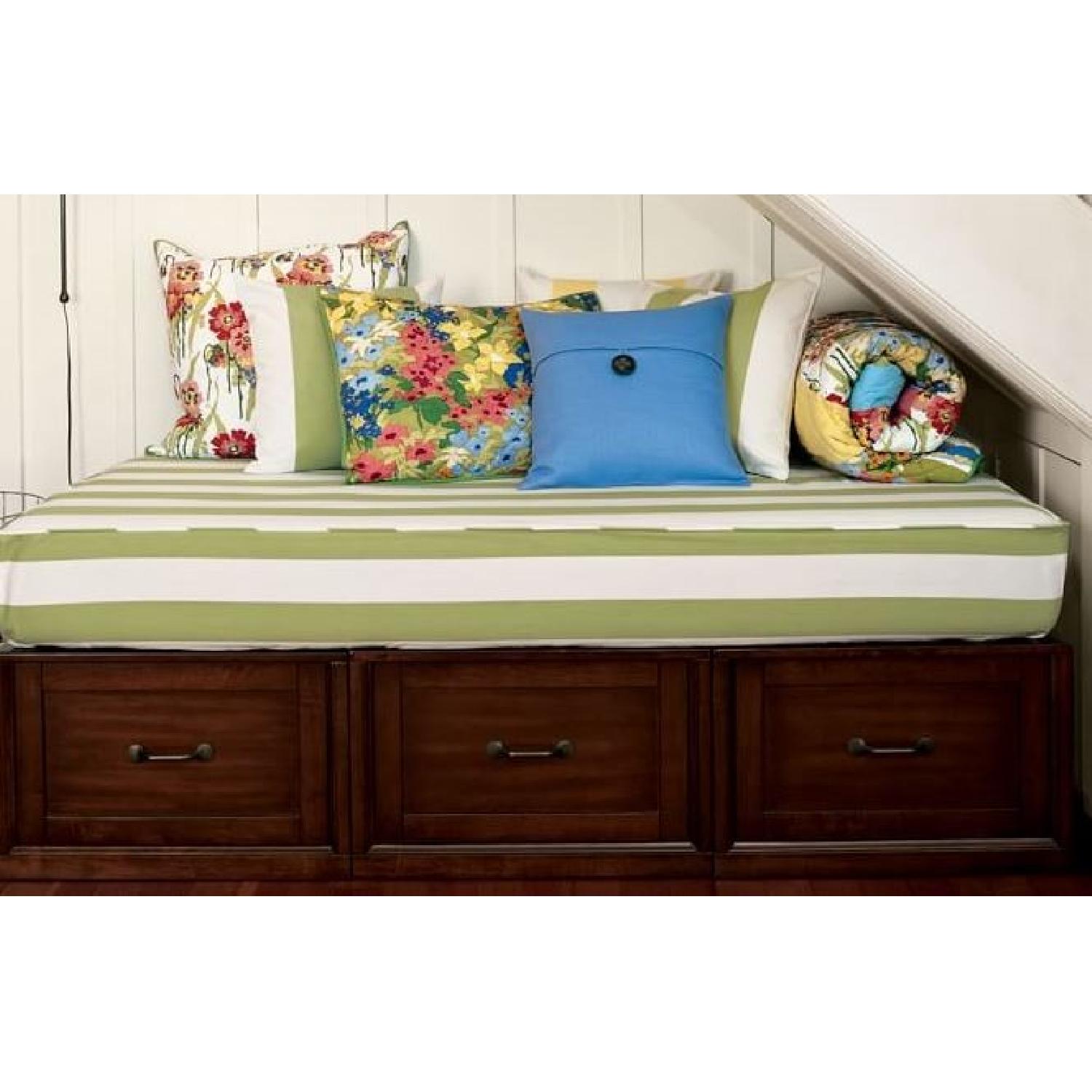Pottery Barn Stratton Storage Platform Twin Bed Frame - image-1