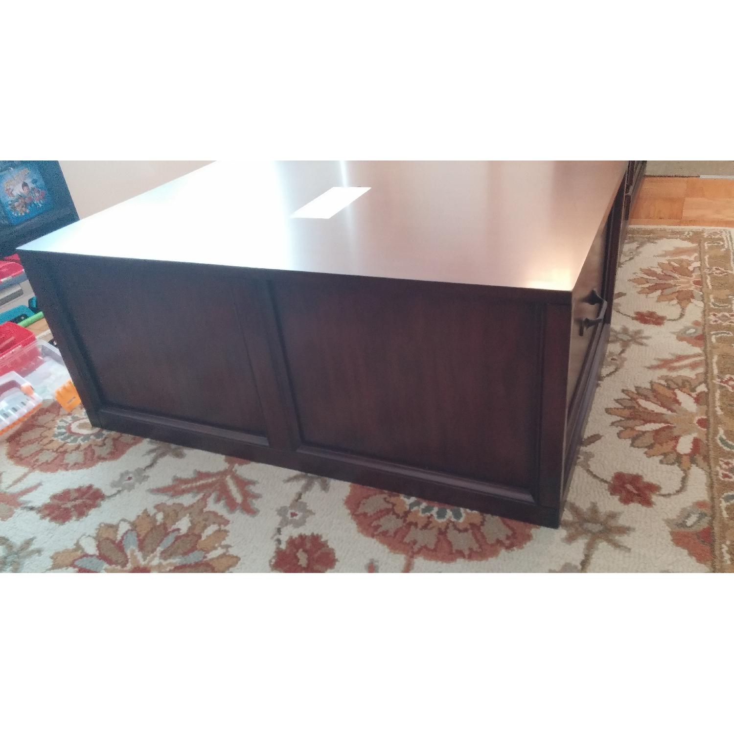 Pottery Barn Stratton Storage Platform Twin Bed Frame - image-3