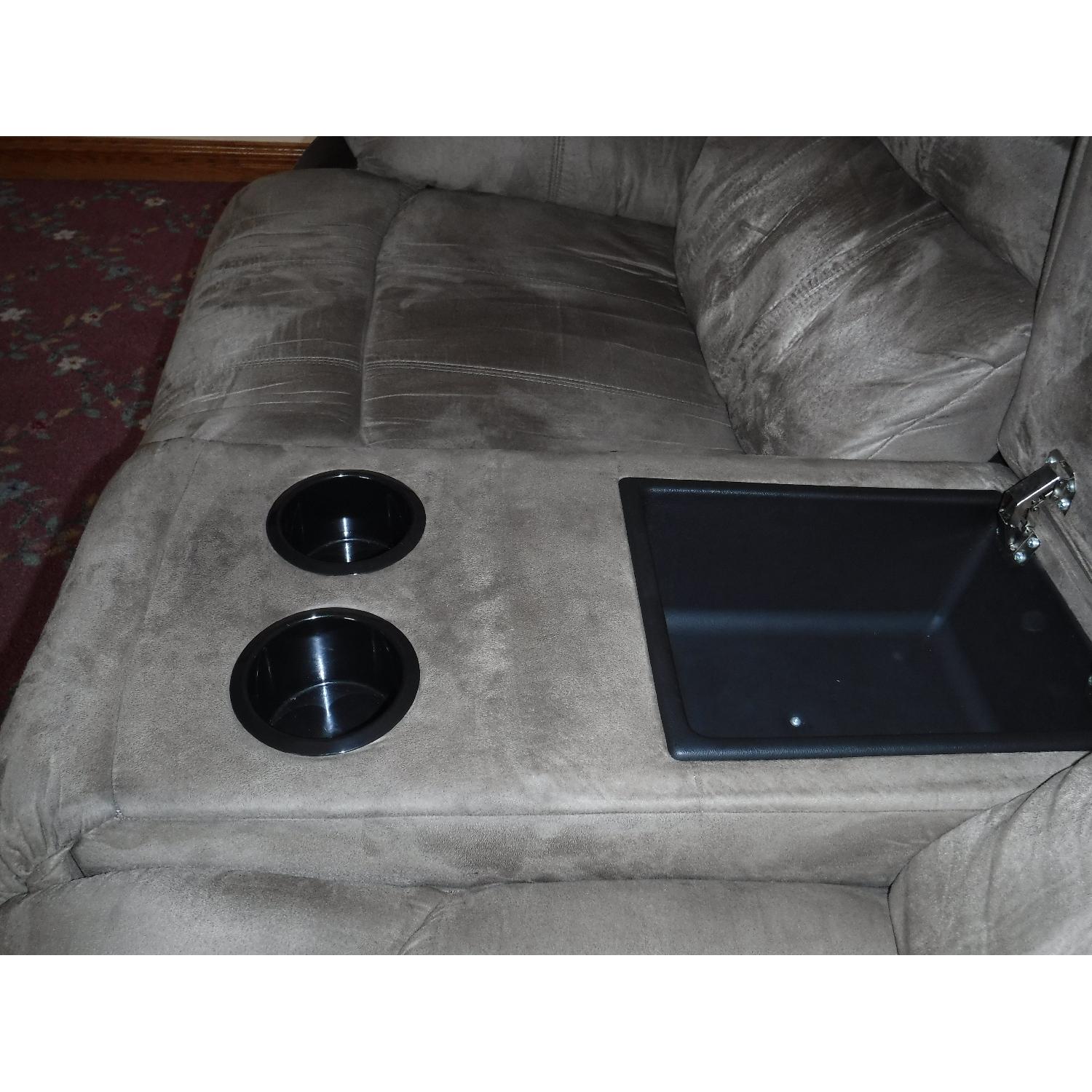 Sectional Couch w/ Pull Out Bed & 2 Reclining Seats - image-4