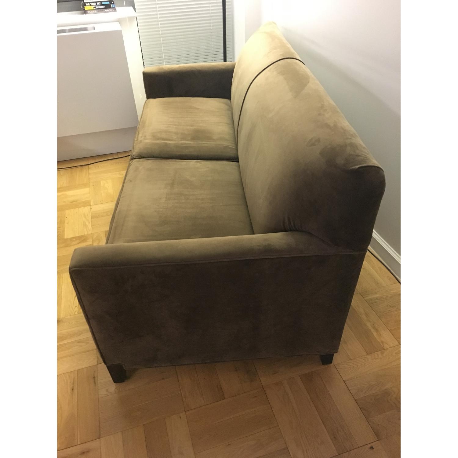 Raymour & Flanigan Microfiber Sleeper Sofa - image-2