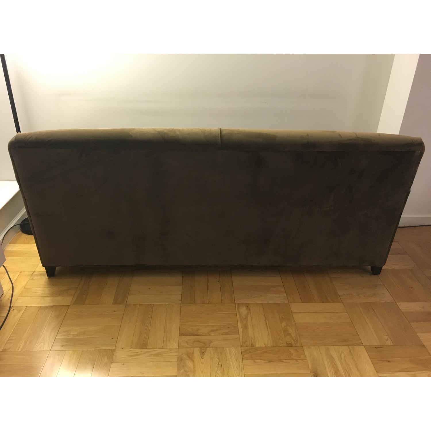 Raymour & Flanigan Microfiber Sleeper Sofa - image-3