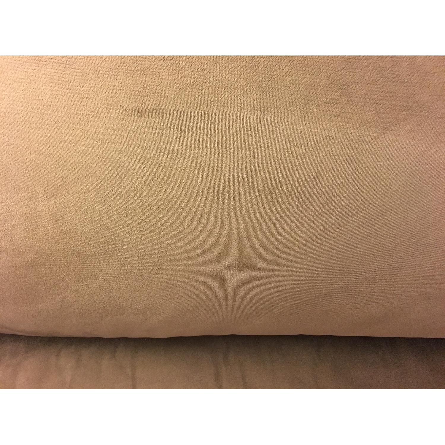 Raymour & Flanigan Microfiber Sleeper Sofa - image-5