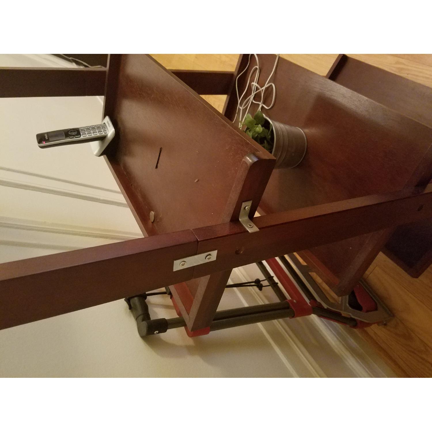 Walnut Five Tier Ladder Shelf - image-4