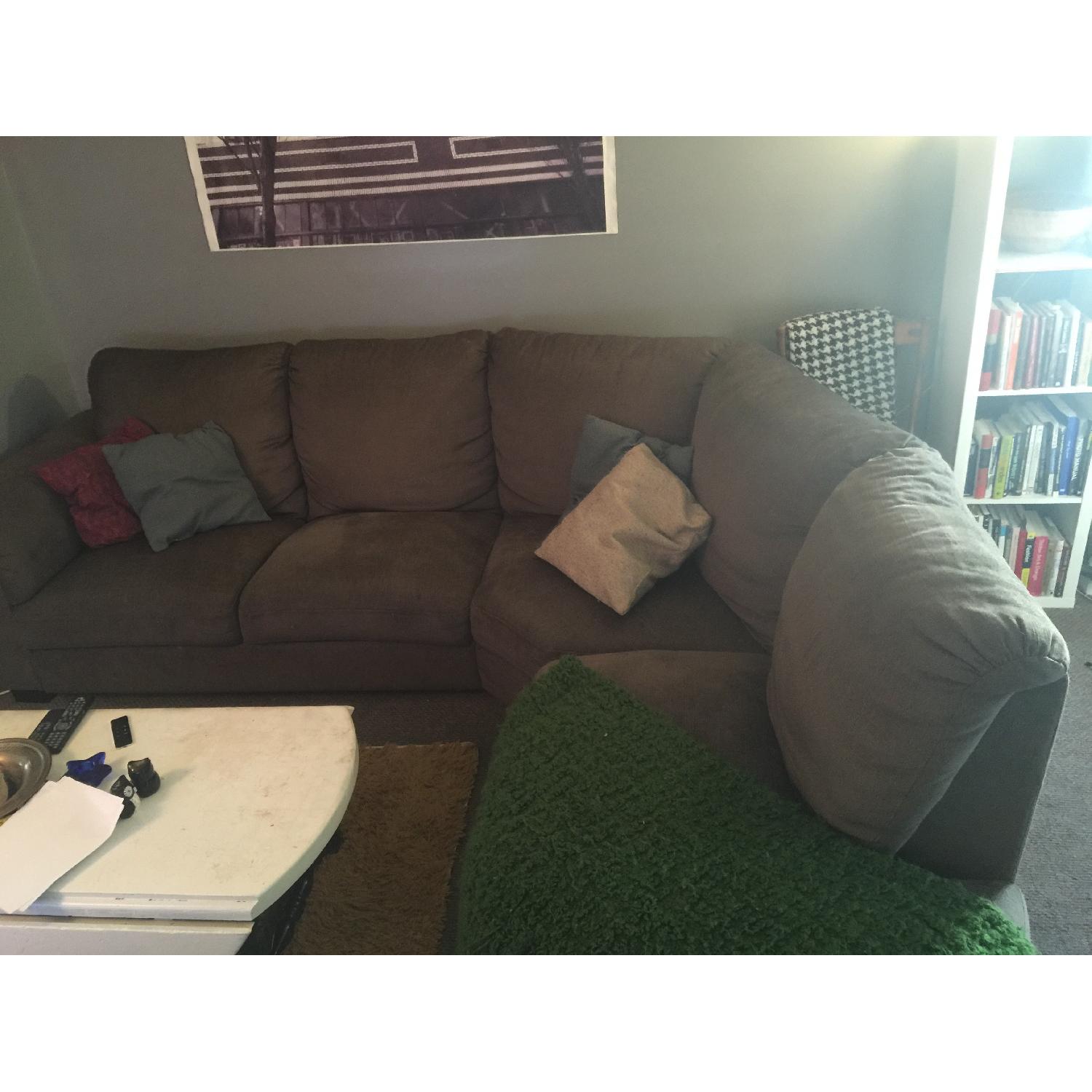 Ikea Tidafors Sectional Sofa in Grey/Brown - image-1