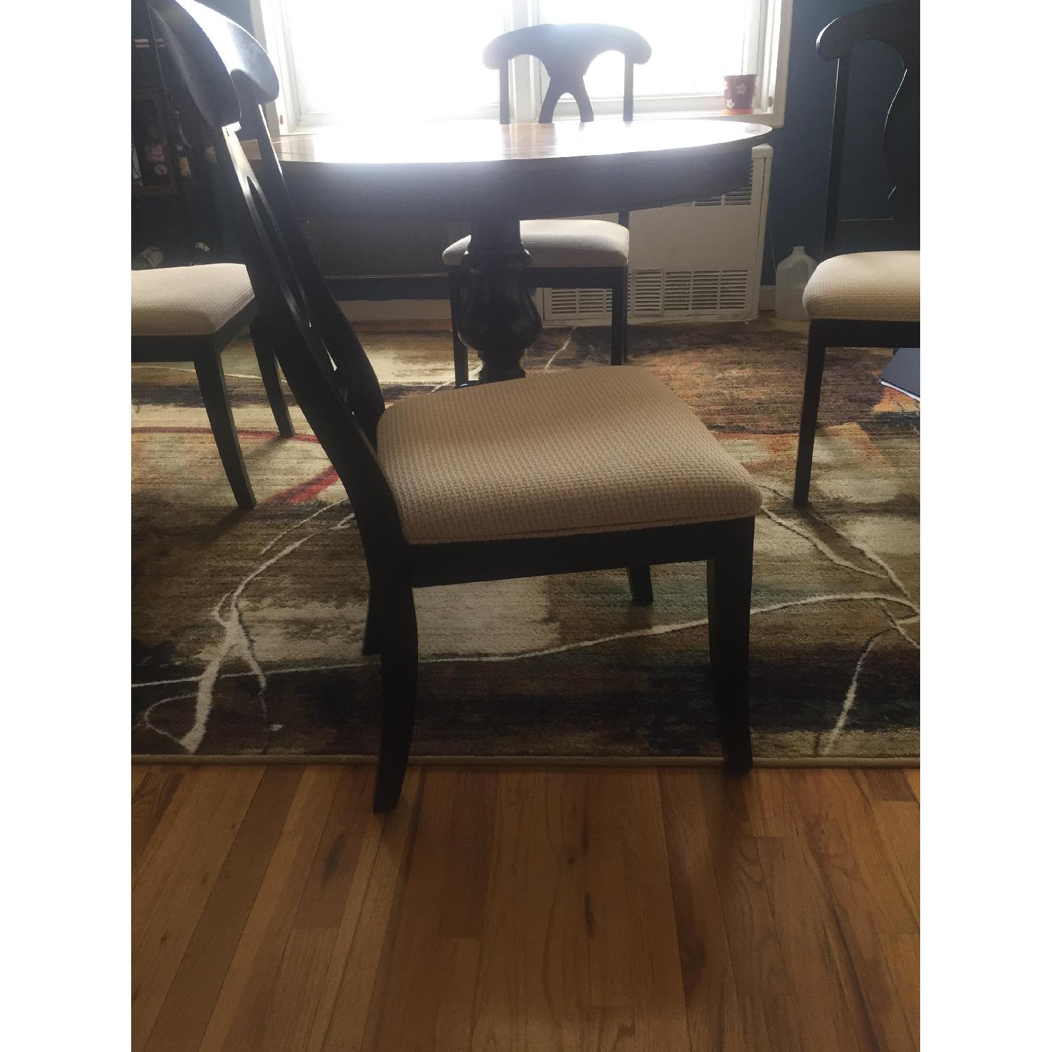 Solid Wood Dining Table w/ 4 Chairs - AptDeco