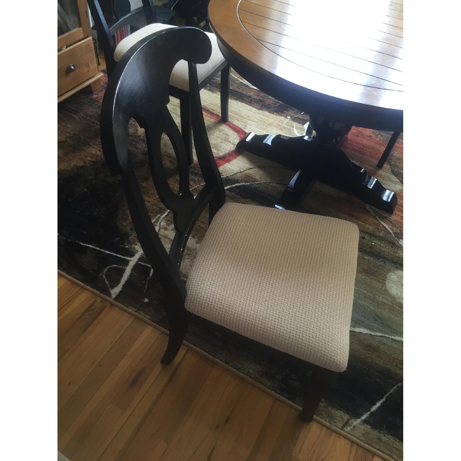 Solid Wood Dining Table w/ 4 Chairs - AptDeco