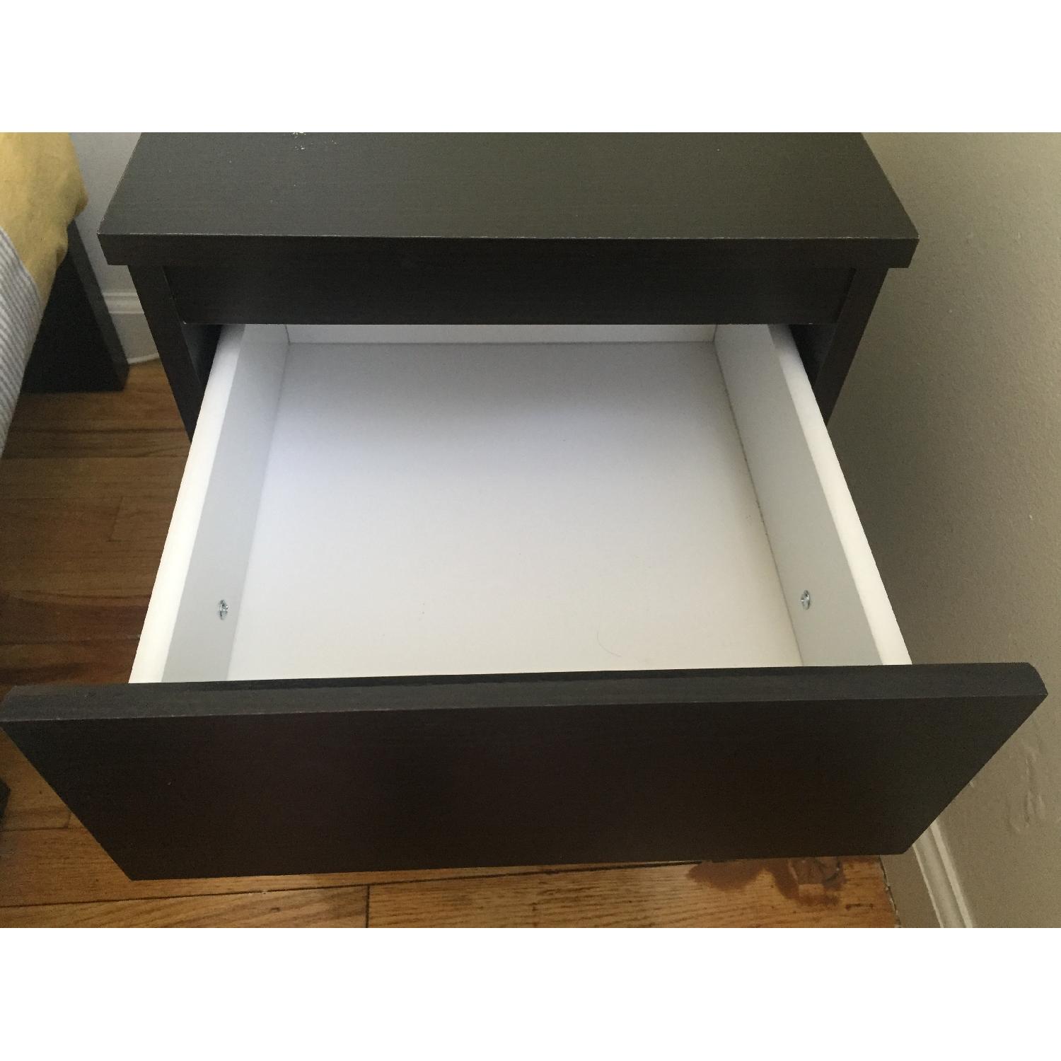 Ikea Malm 2-Drawer Chest in Black-Brown - image-9